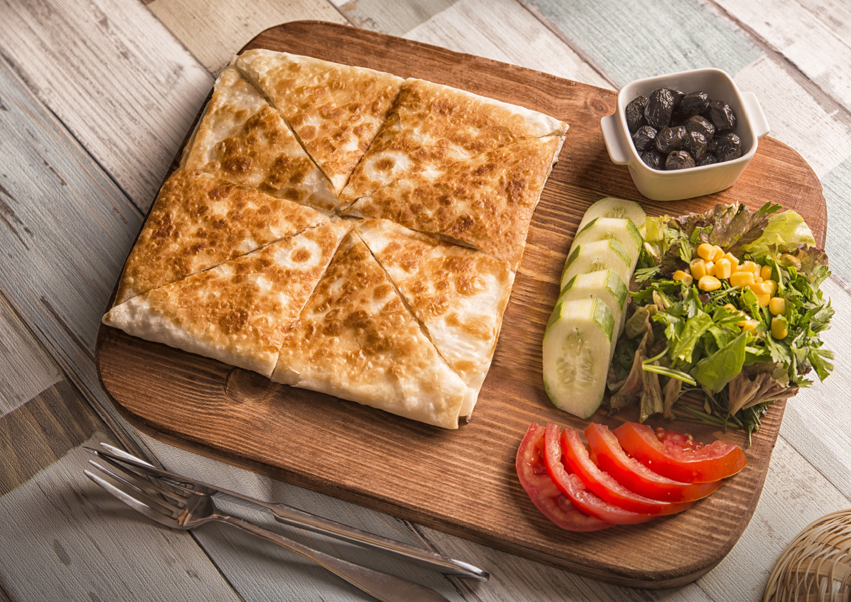 Tavuklu Mantarlı Gözleme