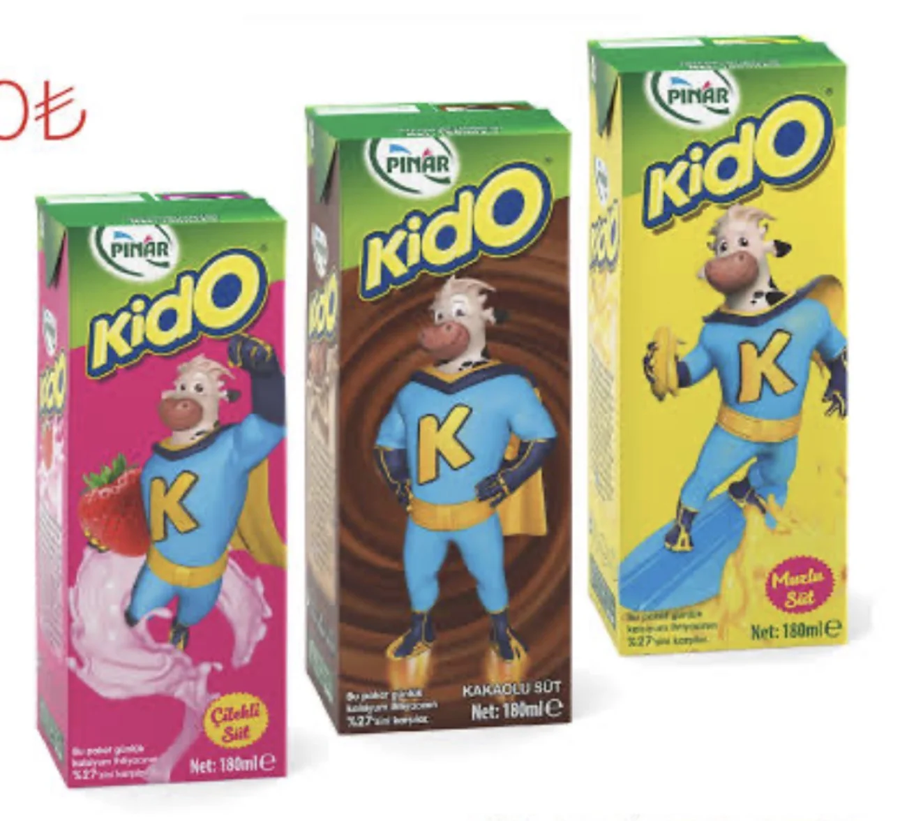 Pınar Kido Meyveli Süt